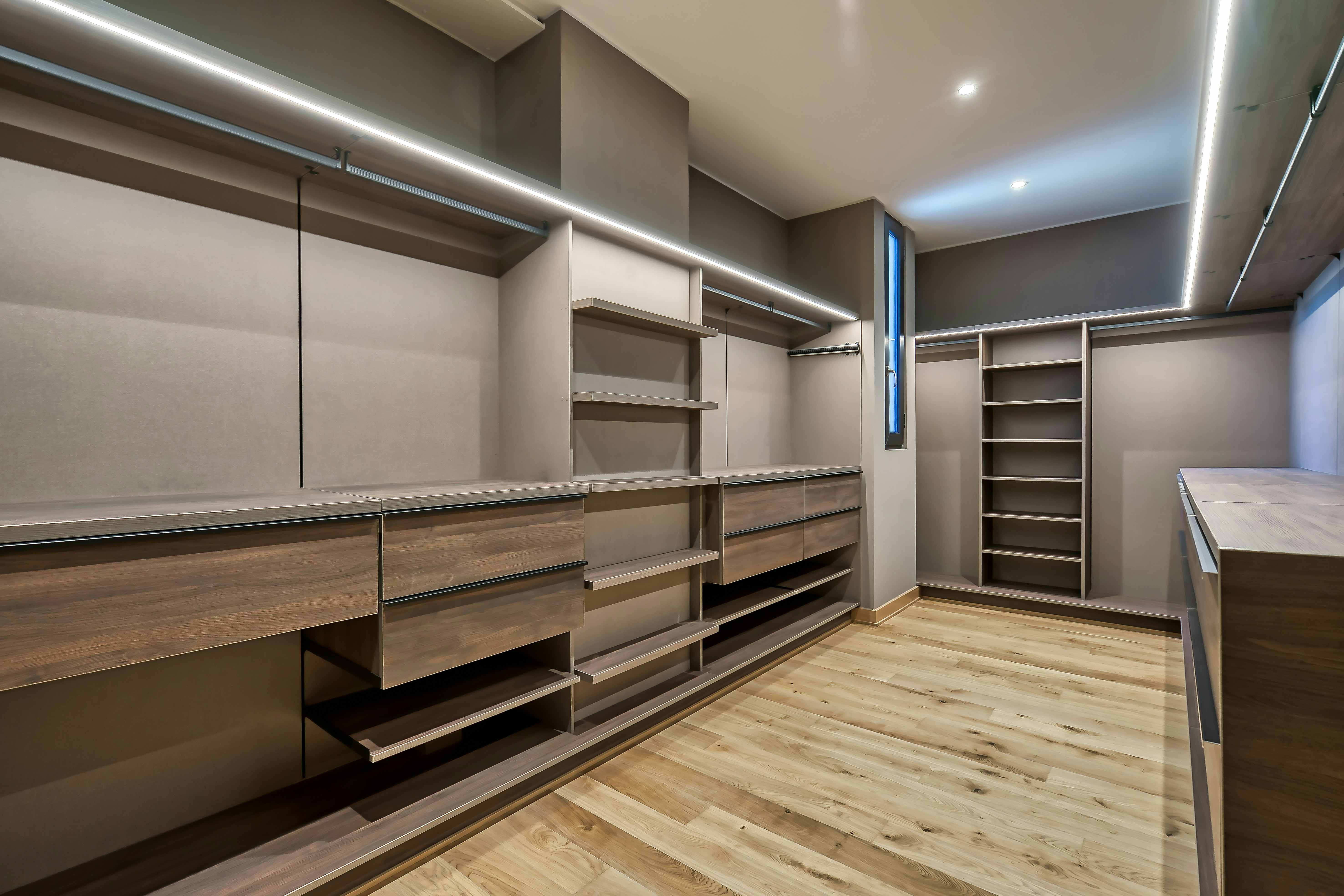 Bespoke walk-in wardrobe